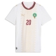 Maroc Ayoub El Kaabi #20 Echipament de Fotbal Replică Mondial 2026 Femei Deplasare Maroc Ayoub El Kaabi #20 Echipament de Fotbal Replică Mondial 2026 Femei Deplasare
